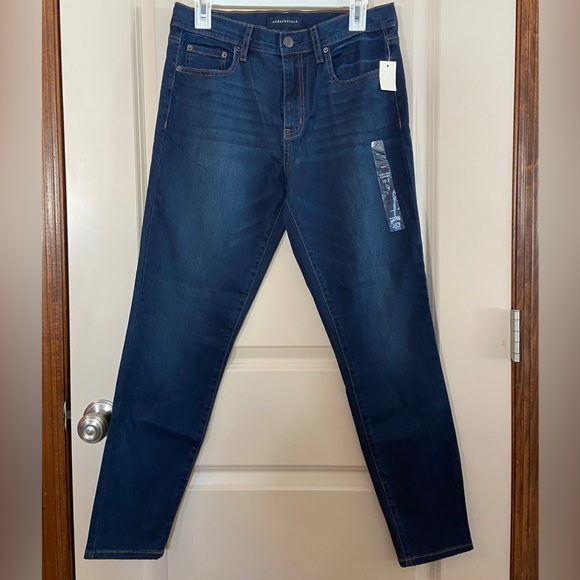 NWT Aeropostale Sz-10r Hi Waist, Real Front Pockets, Lightweight, Comfy Jeggings - Picture 10 of 16